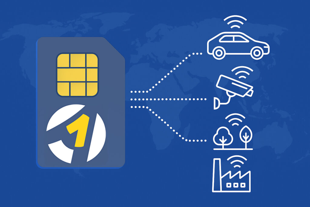 IoT SIM Card connecting many "things"