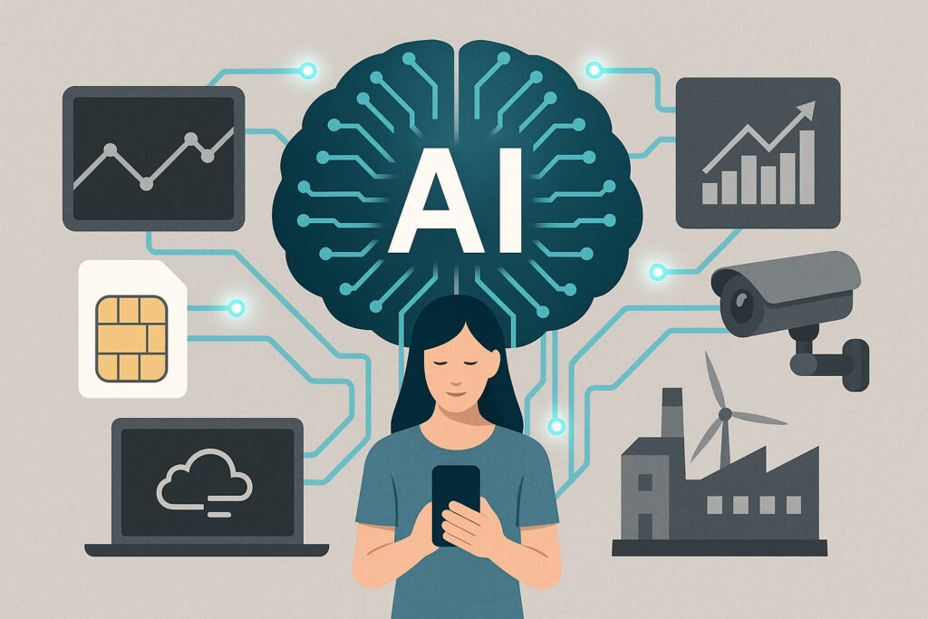 AI and IoT SIM cards work together to make better, faster decisions.